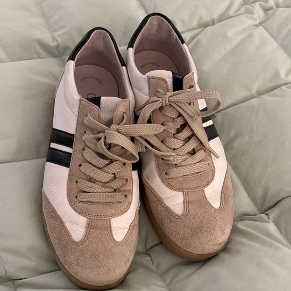 Gabor Beige and Black Women's Sneakers - Picture 2 of 5